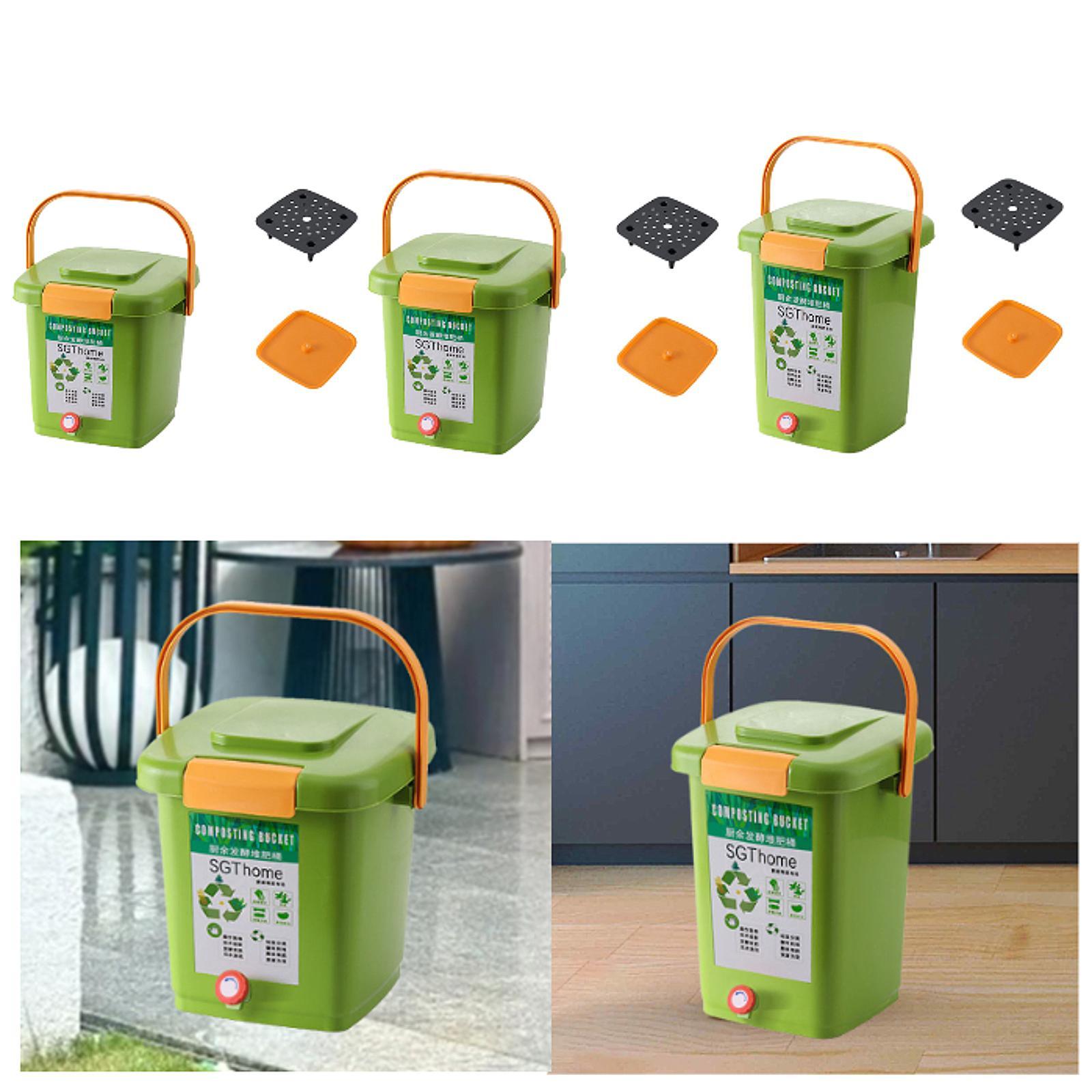 Fermentation Crock - 8L/10L/15L Indoor Compost Bin Compost Bucket