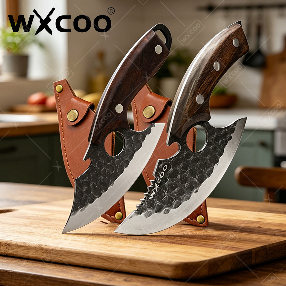 Home Cooking Help - WXCOO Professional Butcher Knife Durable Sheath