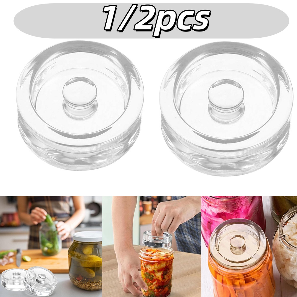 1/2pcs Fermented Glass Weights - Fermentation Crock review and price