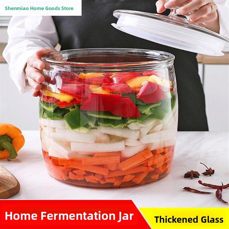 Extra Thick Glass Kimchi Jar w - Fermentation Crock review and price