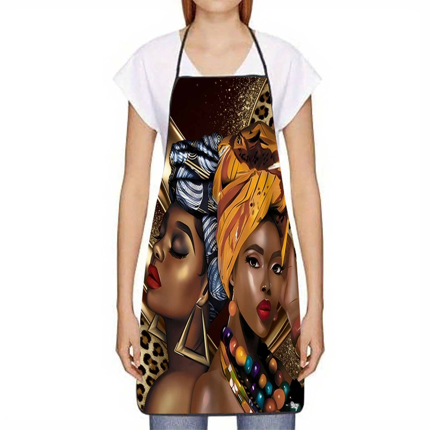 Afrocentric Women Art Apron, A - Home Cooking Queen review and price